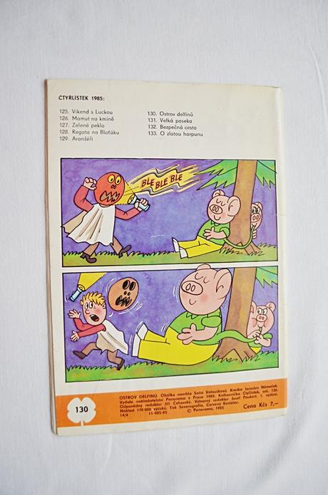 Dětský časopis čtyřlístek 130/ ostrov delfínů,