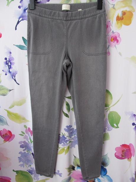 Dámské šedé, elastické kotníkové přiléhavé džíny, tcm,38