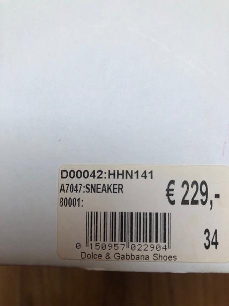 Dívčí kožené tenisky dolce&gabbana, dolce&gabbana,34