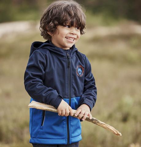 Modrá softshellová bunda mimozemšťan vel. 122/128, lupilu,122 / 128