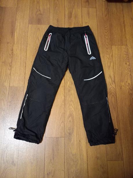 Černé zateplené kalhoty, kugo,146