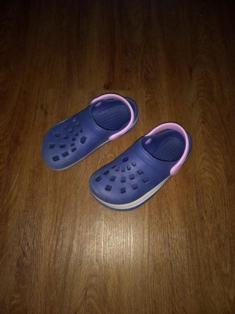 Modré nazouváky typu crocs, 32