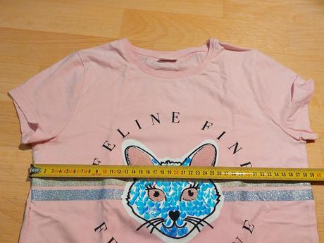 Tričko s kr. rukávem kočka, flitry f&f, f&f,152