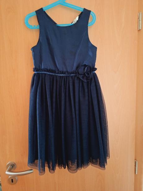 Šaty sváteční - tmavě modré, zn. h&m, vel 134, 134