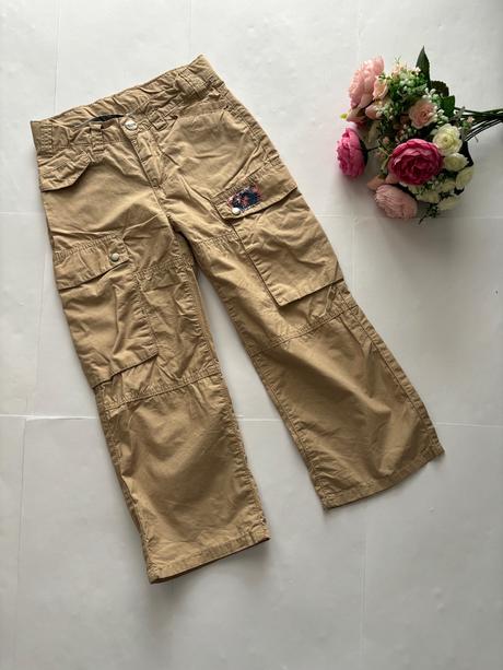 Kalhoty letní kapsačové - v.5/6 let, 116