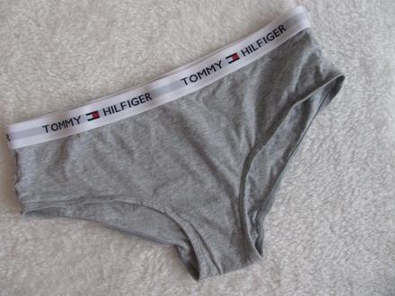 Dámské šedé kalhotky t.h., tommy hilfiger,m