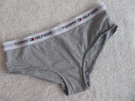 Dámské šedé kalhotky t.h., tommy hilfiger,m