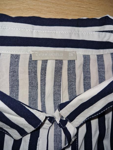 Košile černobílé pruhy fisherfield, 38