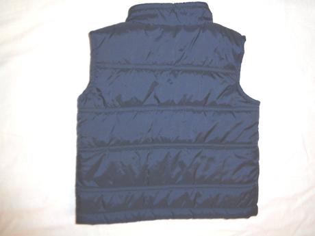 Super modročerná prošívaná přechodová vesta, impidimpi,74