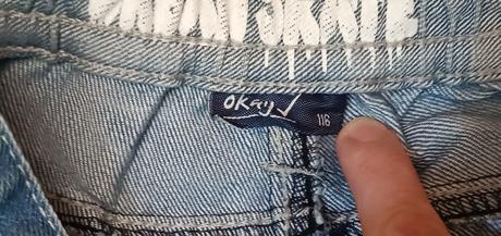 Chlapecké džíny, zn. okay, vel. 116, okay,116