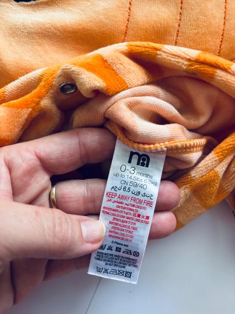 Overálek semišový- v.0/3 měs., 62