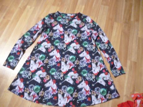 Vánoční šaty jednorožec 11-12, 152