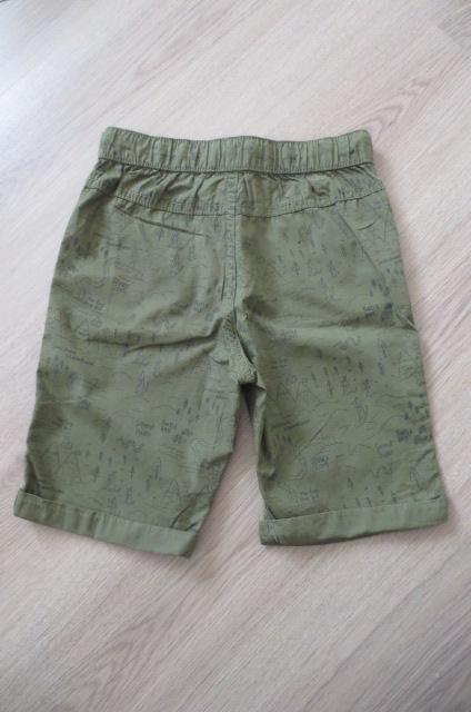 Kraťasy bavlněné, plátěné 2x - 6-7 let, f&f,122