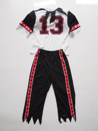 Kostým zombie americký fotbalista vel 140,