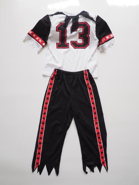 Kostým zombie americký fotbalista vel 140,