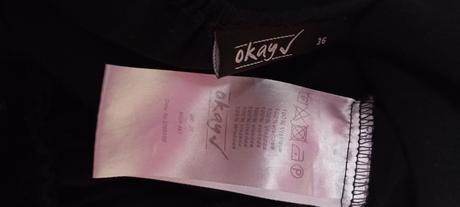 Overal volná záda zn."okay" vel."36/s i větší vel, okay,36