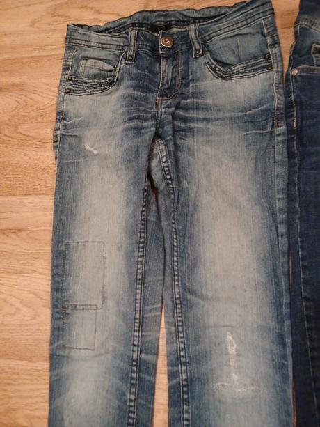 3krát džíny rifle takko c&a h&m 146/152, h&m,146
