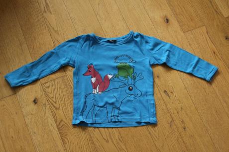 Modré triko, lindex,110