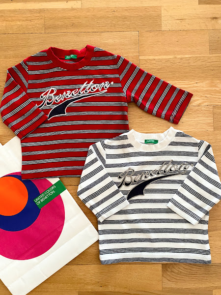 Benetton 2x tričko 6-9m, 68 -74, benetton,68