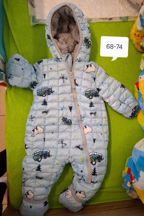 Zimní kombinéza  (velikost 68-74), 68