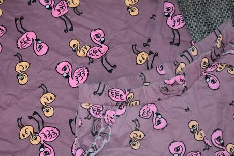 Letní set h&m s plameňáky, velikost 134/140, h&m,134