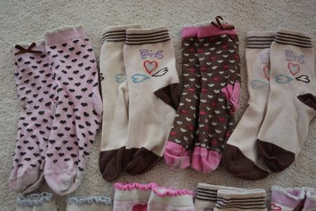 Ponožky se srdíčky vel. 27-30, next,92