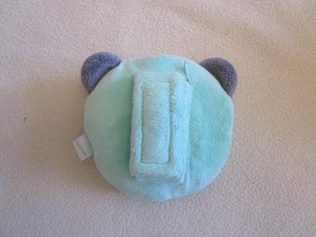 Heboučký zelený medvídek s bílým šumem myhummy,