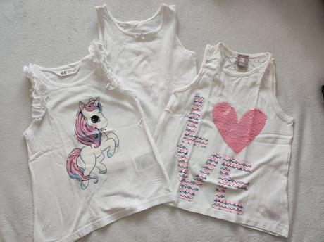 Tílka vel. 98-104, h&m,98