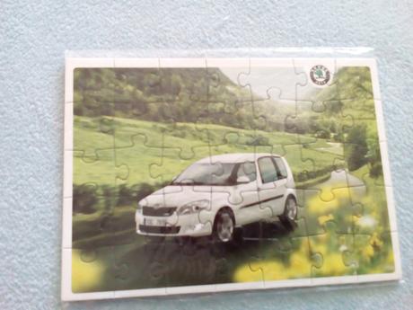 Puzzle škodovka 35 dílků, 