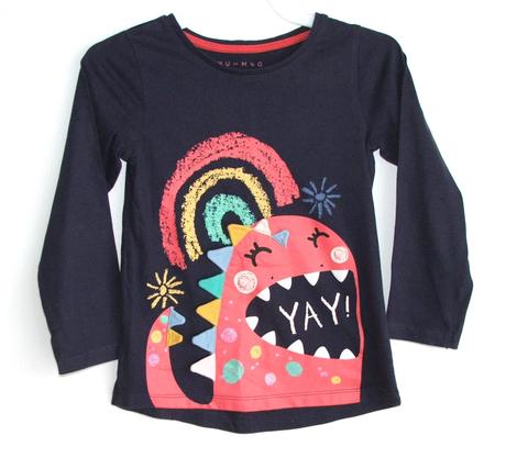 P793 tričko dlouhý rukáv vel. 5-6 let, nutmeg,116