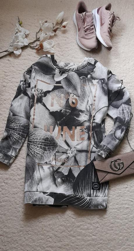 Sixth june paris mikina s orchidejemi, l