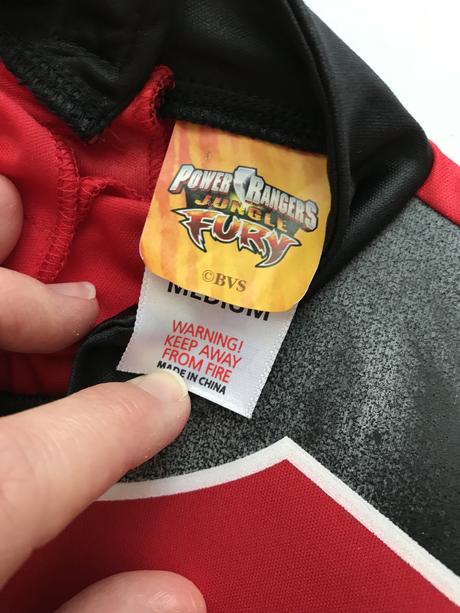 K5/ kostym power rangers -v.cca 4/5 let, 