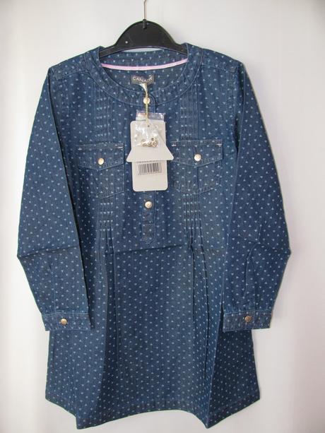 Dívčí šaty z tenké džínoviny-canada house, house,104