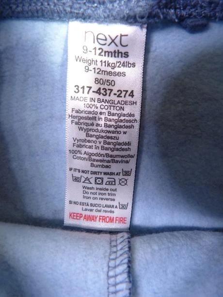 Next krásné tepláčky vel. 80, next,80