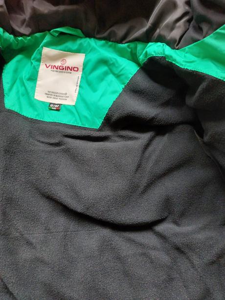 Teplá zelená zimní bunda vingino s fleecem,152, vingino,152