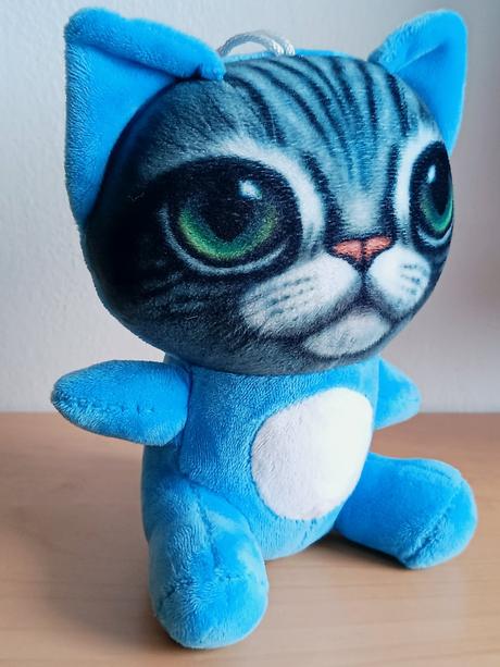 Plyšák kocour / modrá kočka / kočička, 