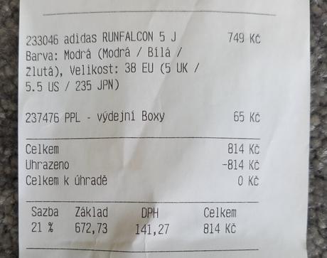 Dětské tenisky adidas runfalcon 5j, vel. 38., adidas,38