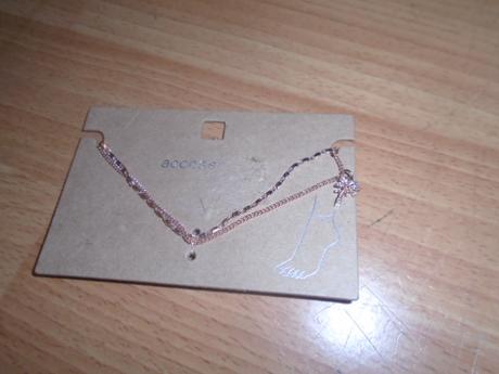 Náramek na nohu na kotník 2ks dvojitý,