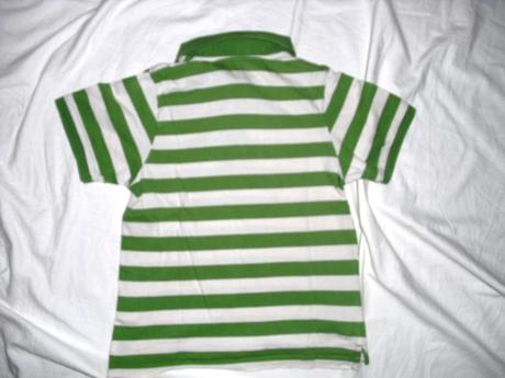 Bombastická pruhovaná trička s límečkem, 116