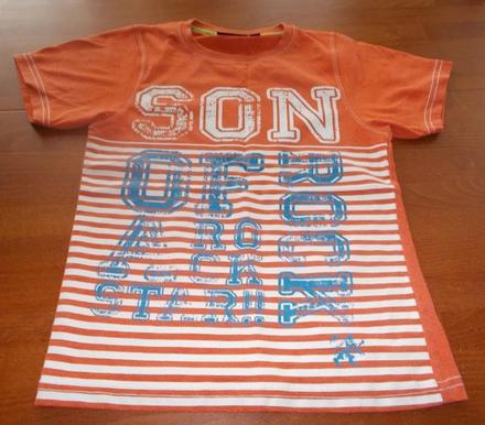 Chlapecké triko krátký rukáv broskvové next, next,140