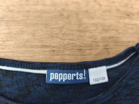 Modré tričko 122/128, pepperts,122