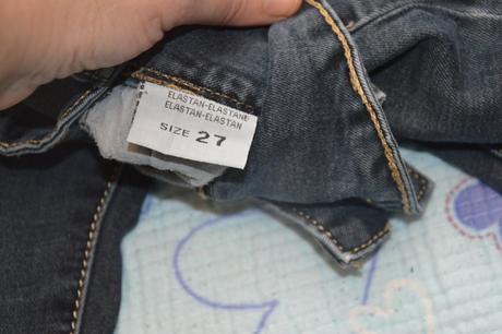 164 170 176 elastické džíny, rifle vel 27, 170