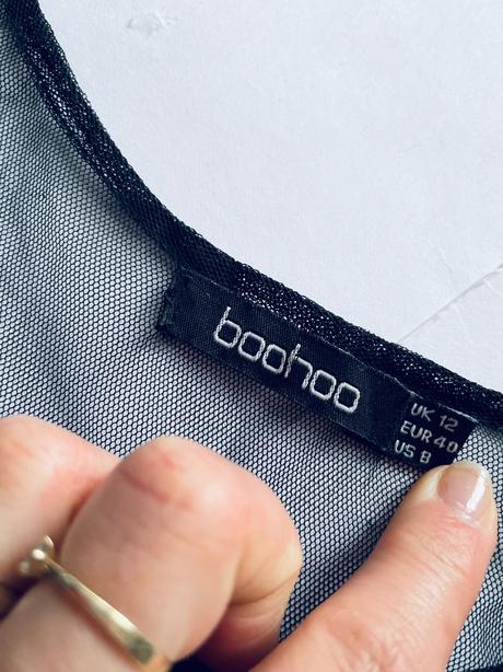 Triko průhledné s flitri - v.cca 36, s