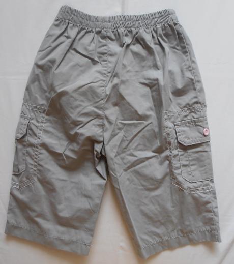 T12. plátěné třičtvteční kalhoty 1,5-2 roky, 92