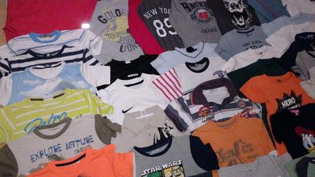 Chlapecký mix věcí vel.116-128 jaro/léto/podzim, 122–134