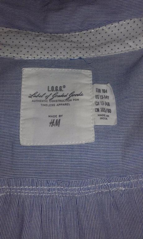 Pruhovaná blúza h&m, h&m,164