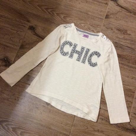 Bavlněné tričko s kamínky, f&f,122