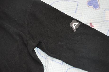 116 122 černá slabá fleesová mikina, alpine pro,122