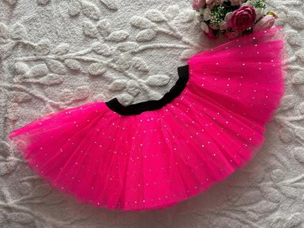 An26/ sukně tylová se třpitkami - v.cca 10-14 let, 146