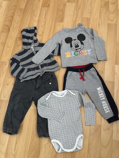 Mix oblečení 5ks, mickey, 86–98